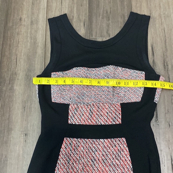 Anthropologie YOANA BARASCHI Colorblock Tweed Pencil Dress - Picture 8 of 11